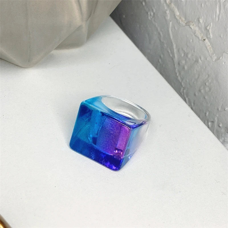 Gradient Pop Ring (size 6.5) - 5 colors - Hello Baabs LLC 