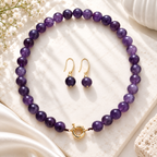 Grounded Glam Necklace & Earrings Set - 6 colors - Hello Baabs