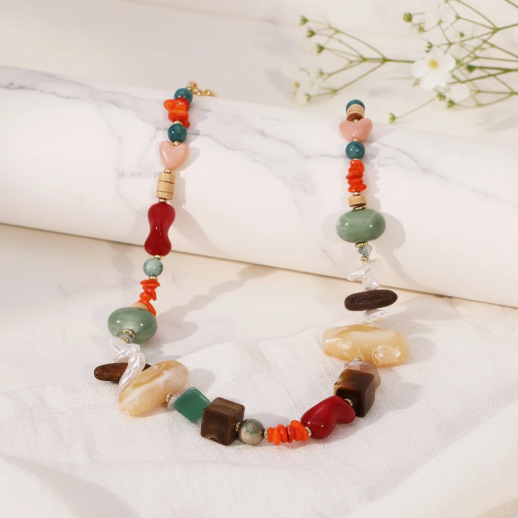 Gypsy Gem Strand Necklace - Hello Baabs