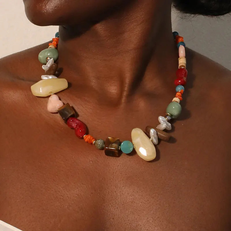 Gypsy Gem Strand Necklace - hello baabs 