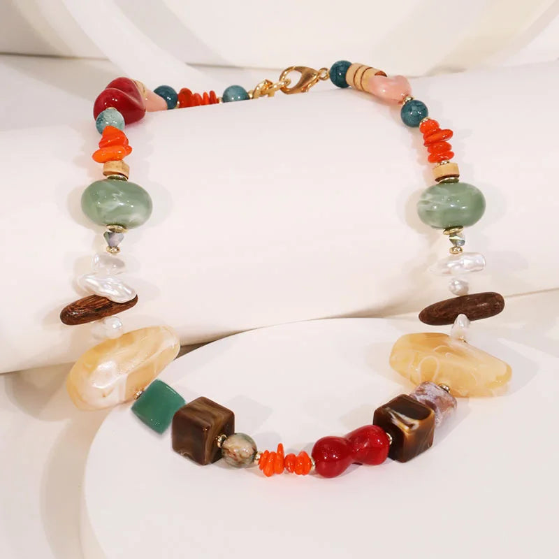 Gypsy Gem Strand Necklace - hello baabs 