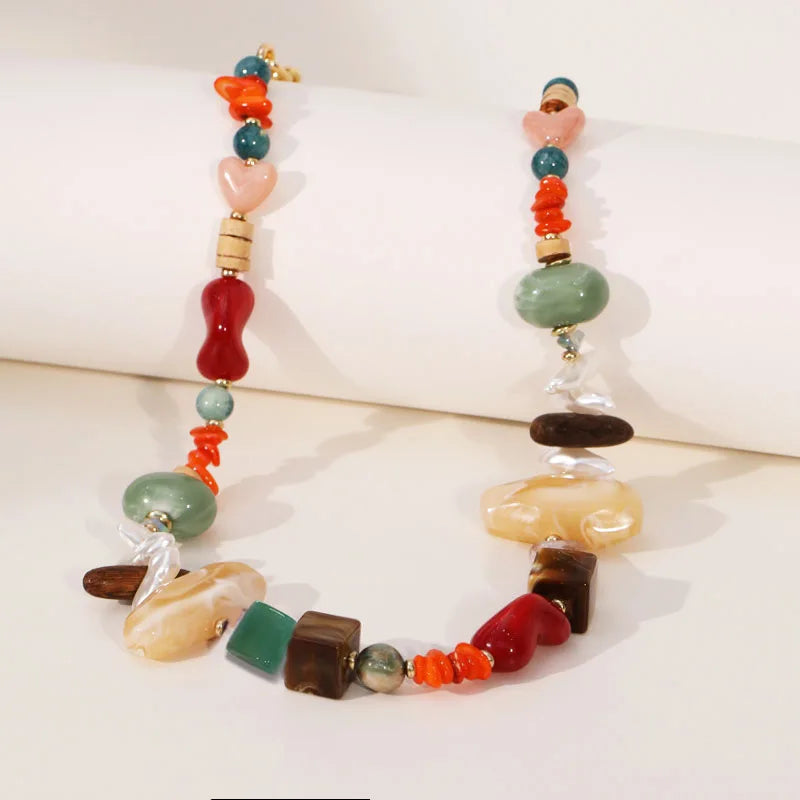 Gypsy Gem Strand Necklace - hello baabs 