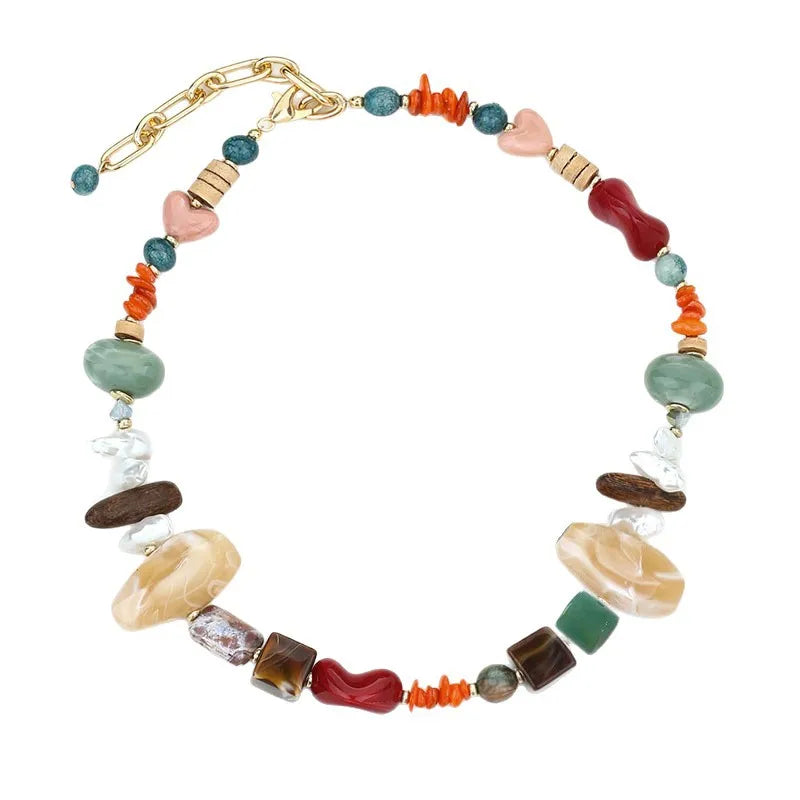 Gypsy Gem Strand Necklace - hello baabs 