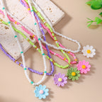Happy Bloom Charm 5pc Necklace Set - Hello Baabs LLC 