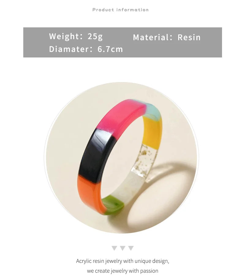 Happy Color Bangle (2.63" diameter) - 3 colors - hello baabs 
