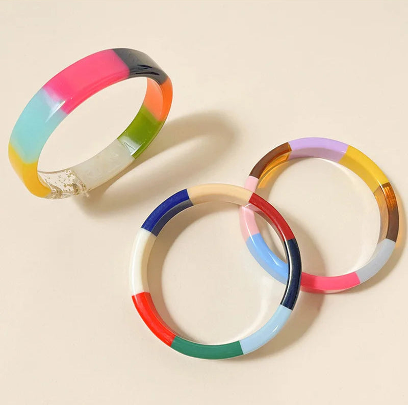 Happy Color Bangle (2.63" diameter) - 3 colors - hello baabs 