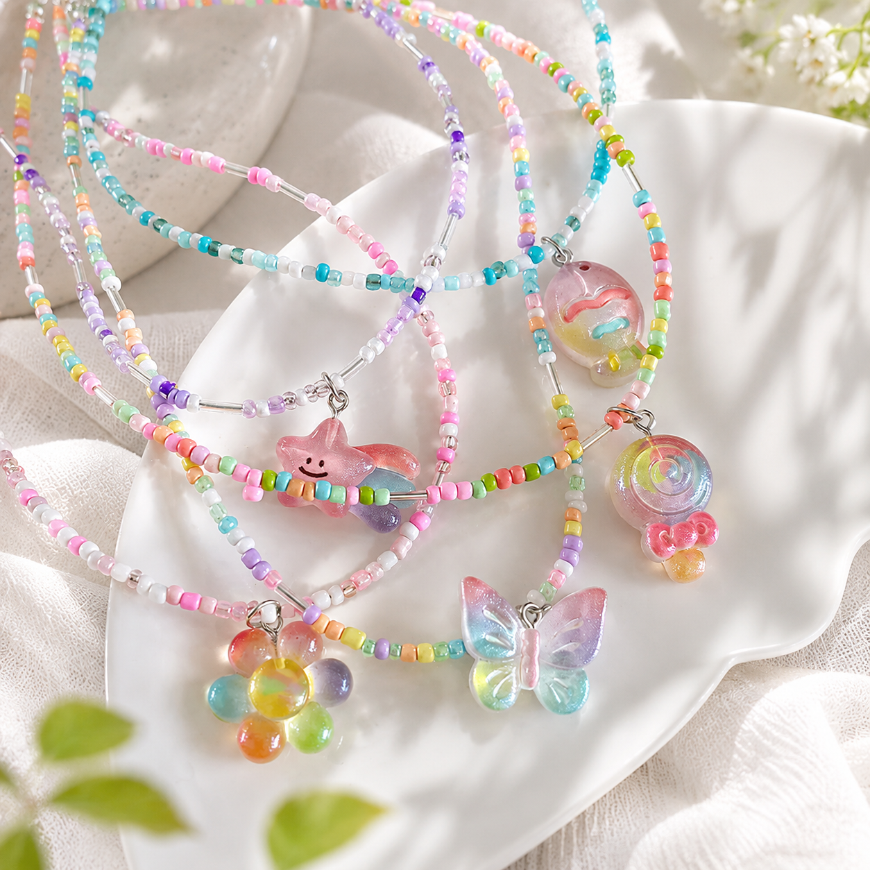 Happy Days Charm Necklace - 4 variants - Hello Baabs