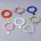 Happy Faces 4pc Bracelet Set - 7 Colors - Hello Baabs LLC 