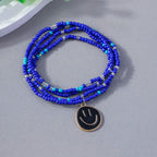 Happy Faces 4pc Bracelet Set - 7 Colors - Hello Baabs LLC 