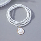 Happy Faces 4pc Bracelet Set - 7 Colors - Hello Baabs LLC 