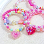 Happy Hearts 6pc Bracelet Bundle - Hello Baabs LLC 