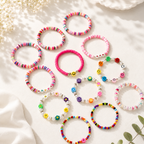 Happy Vibes 12pc Bracelet Bundle - Hello Baabs LLC 