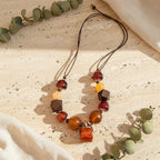 Harvest Moon Beaded Necklace - Hello Baabs LLC 