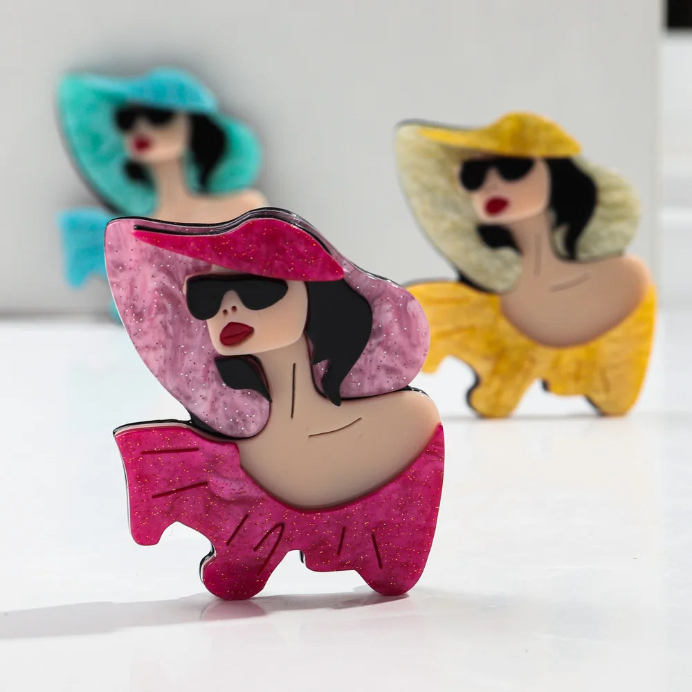 Hat Trick Brooch - 3 colors - Hello Baabs