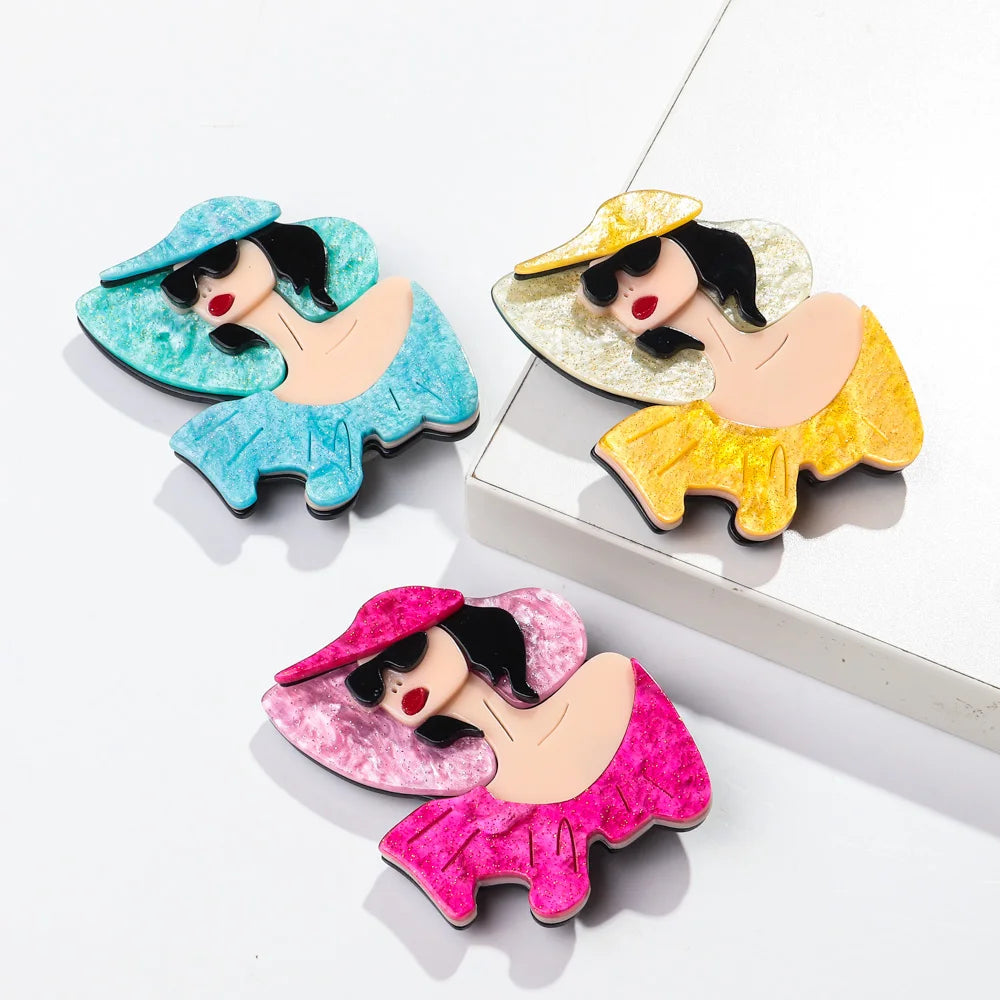 Hat Trick Brooch - 3 colors - Hello Baabs LLC 