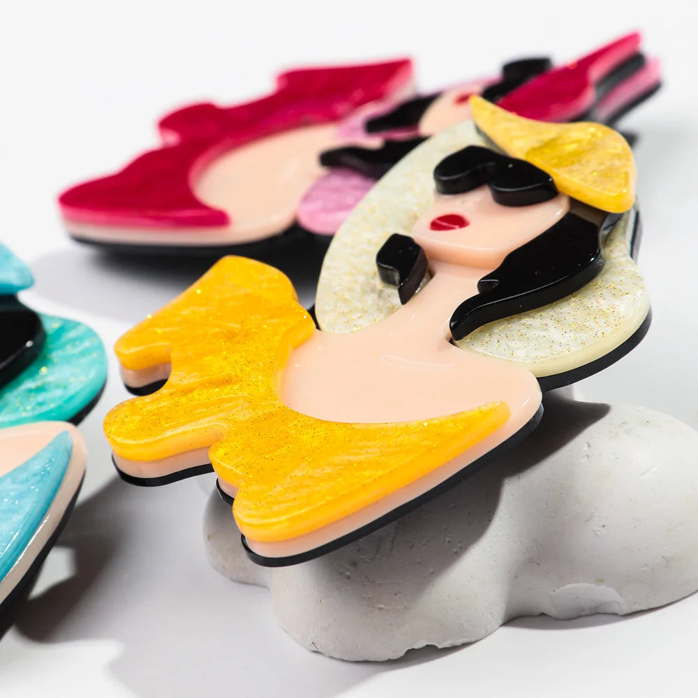Hat Trick Brooch - 3 colors - Hello Baabs LLC 
