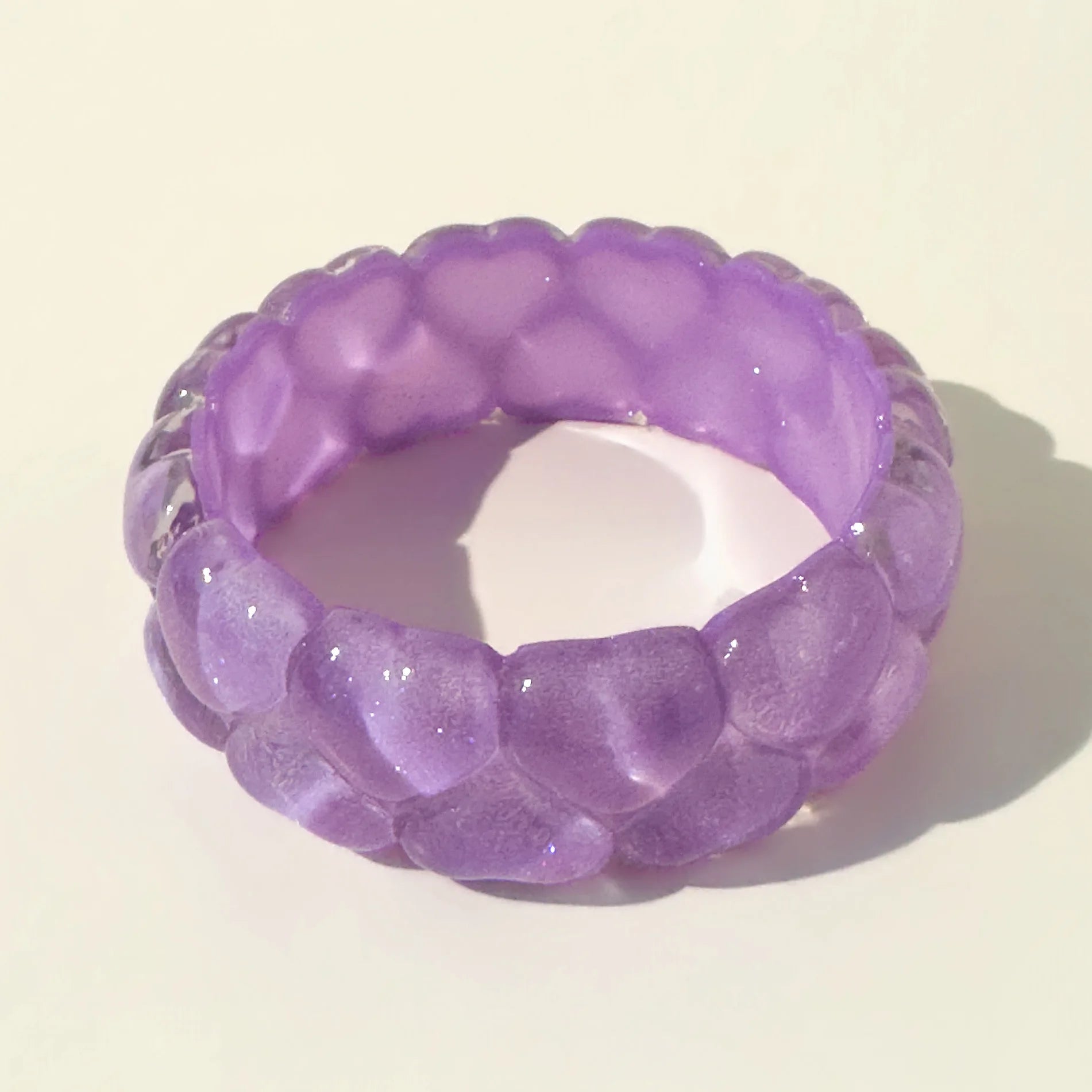 Heart Burst Bangle (2.55" diameter) - 8 colors - Hello Baabs LLC 