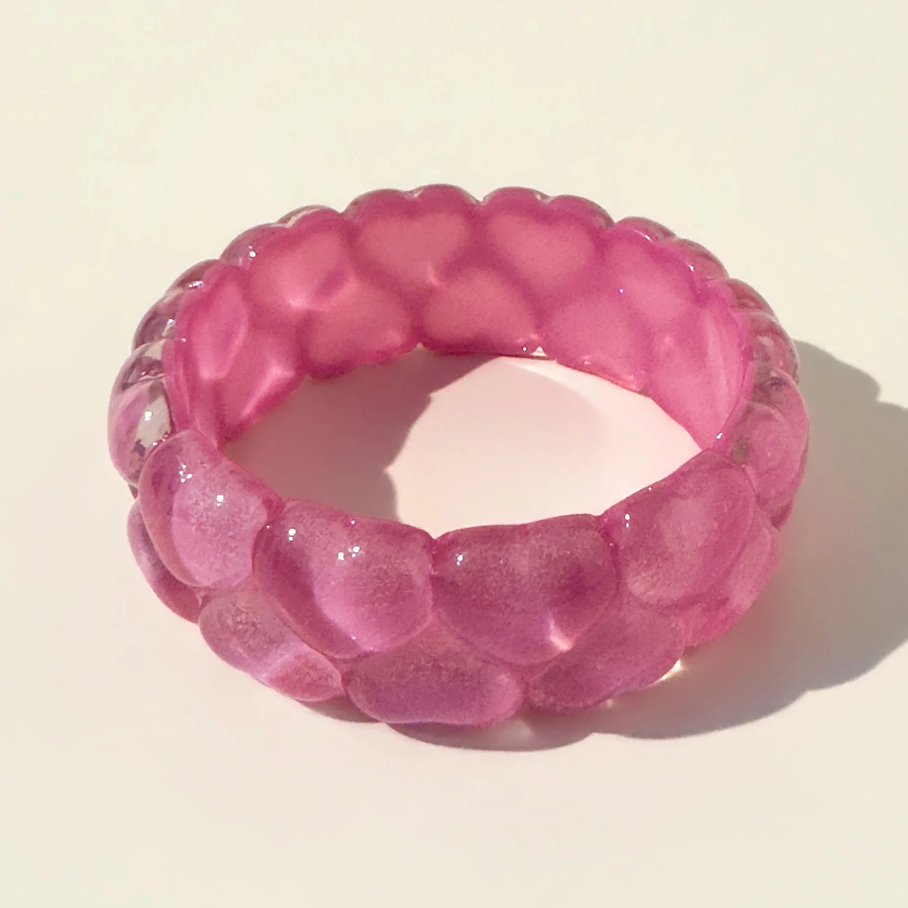 Heart Burst Bangle (2.55" diameter) - 8 colors - Hello Baabs LLC 