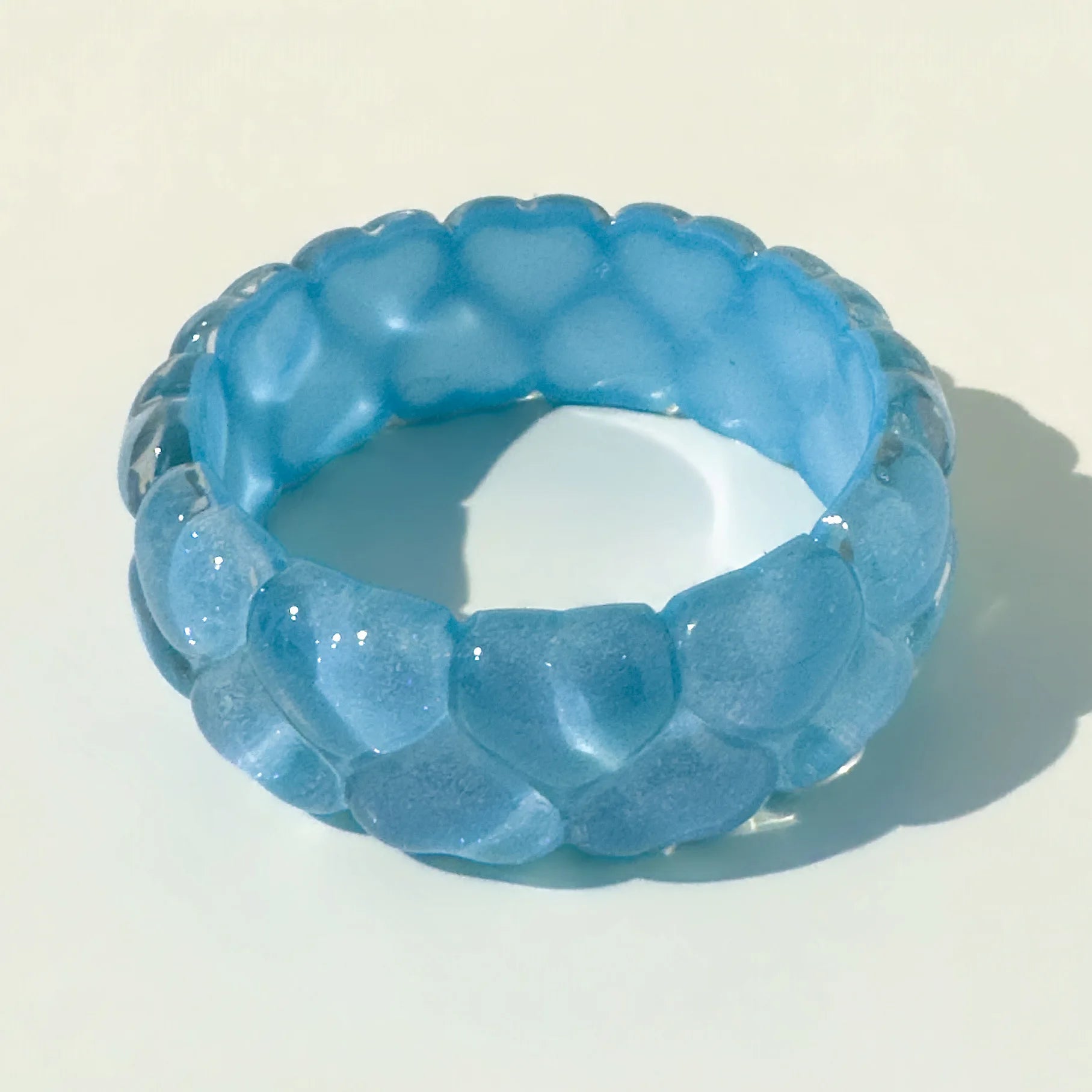 Heart Burst Bangle (2.55" diameter) - 8 colors - Hello Baabs LLC 