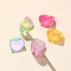Heartbeat Statement Ring (size 8) - 6 colors - Hello Baabs LLC 