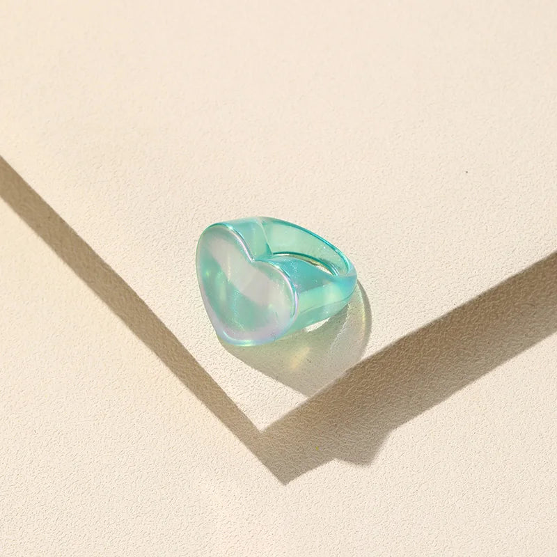 Heartbeat Statement Ring (size 8) - 6 colors - Hello Baabs LLC 