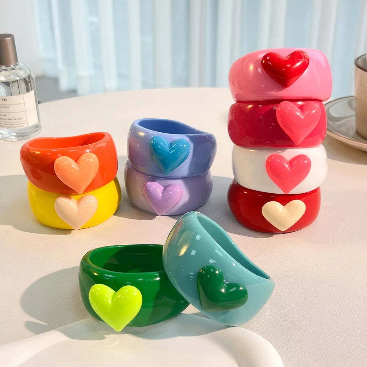 Heartquake Bangle SMALL (2.44" diameter) - 10 colors - Hello Baabs LLC 