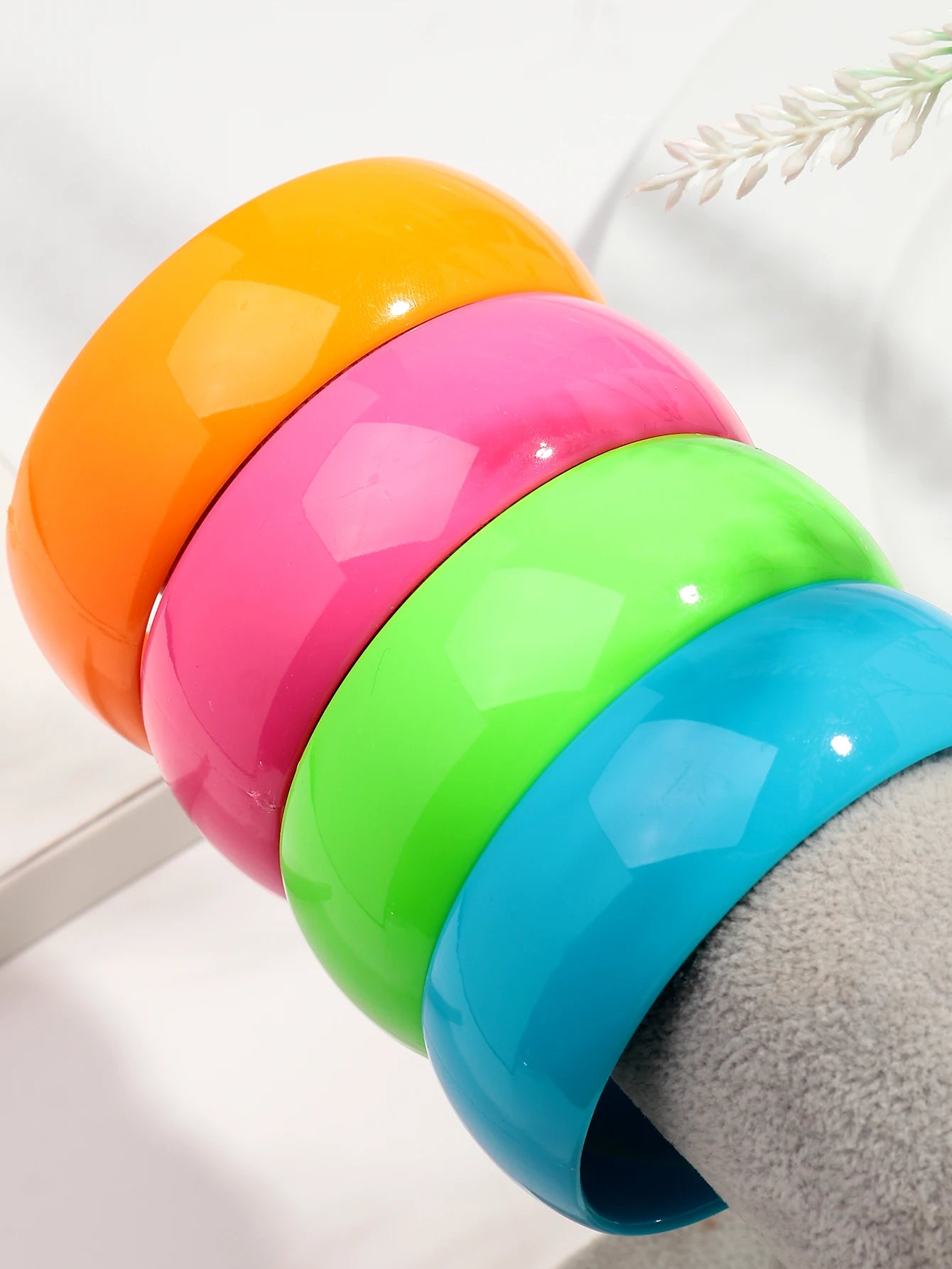 Highlighter Heat Bangle (2.70" diameter) - 5 colors - Hello Baabs LLC 