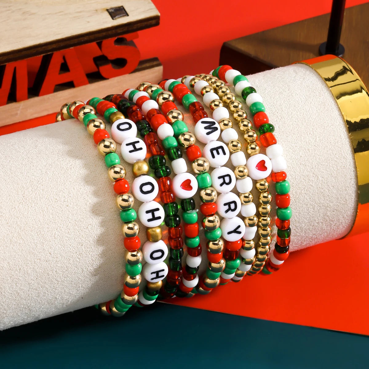 Holiday Hues Bracelet Set - hello baabs 