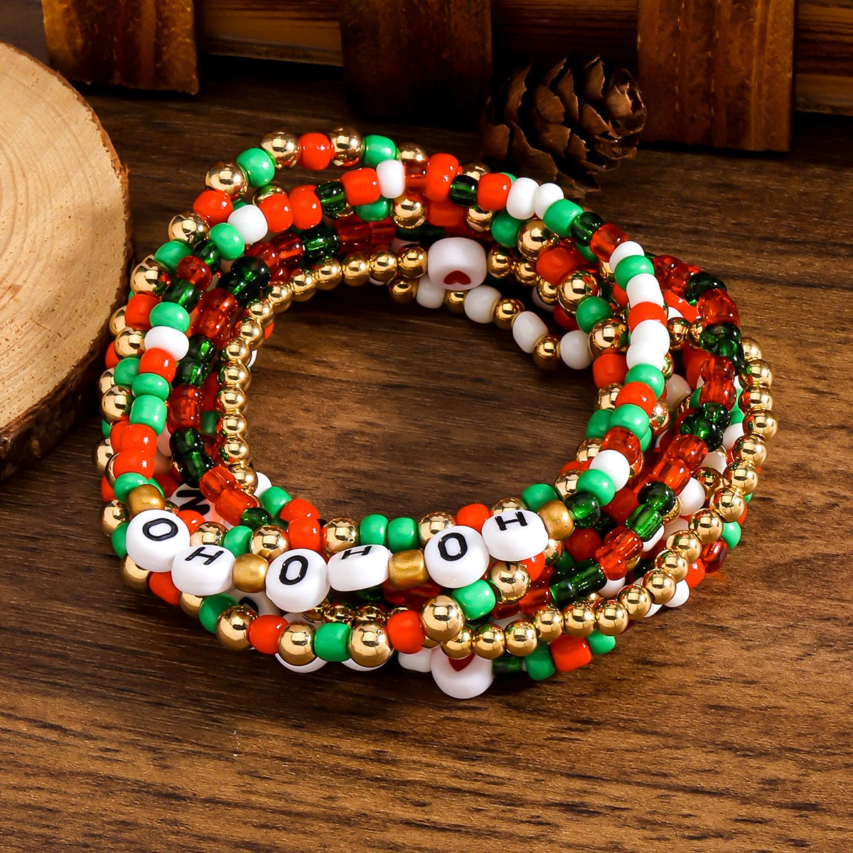 Holiday Hues Bracelet Set - hello baabs 