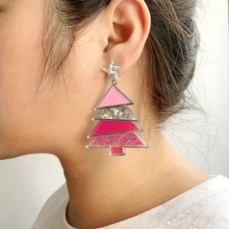 Holly Jolly Sparkle Earrings - 4 colors - Hello Baabs