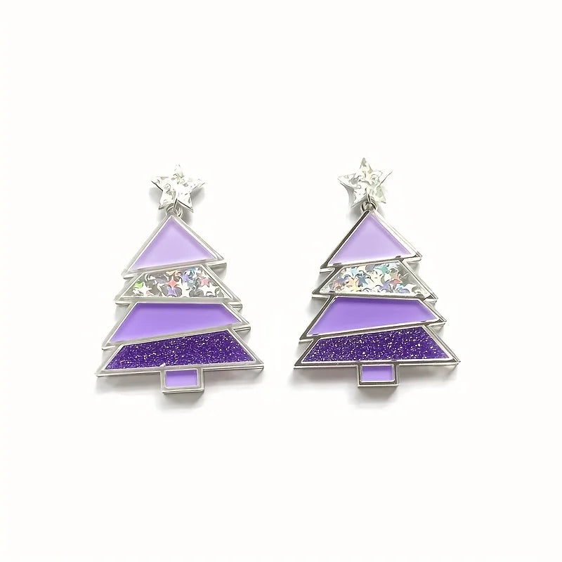 Holly Jolly Sparkle Earrings - 4 colors - Hello Baabs