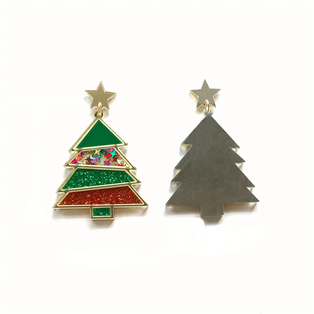 Holly Jolly Sparkle Earrings - 4 colors - Hello Baabs