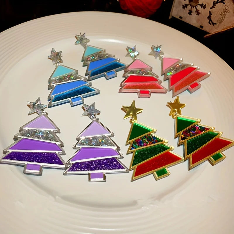Holly Jolly Sparkle Earrings - 4 colors - hello baabs 