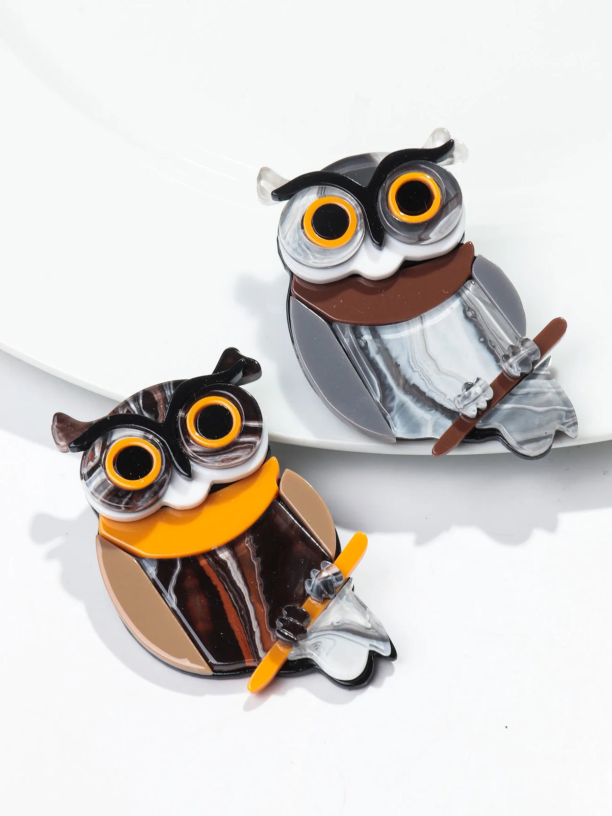 Hoot & Chic Brooch - 2 colors - Hello Baabs