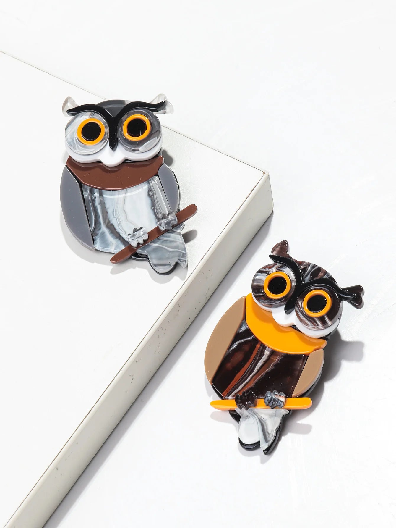 Hoot & Chic Brooch - 2 colors - hello baabs 