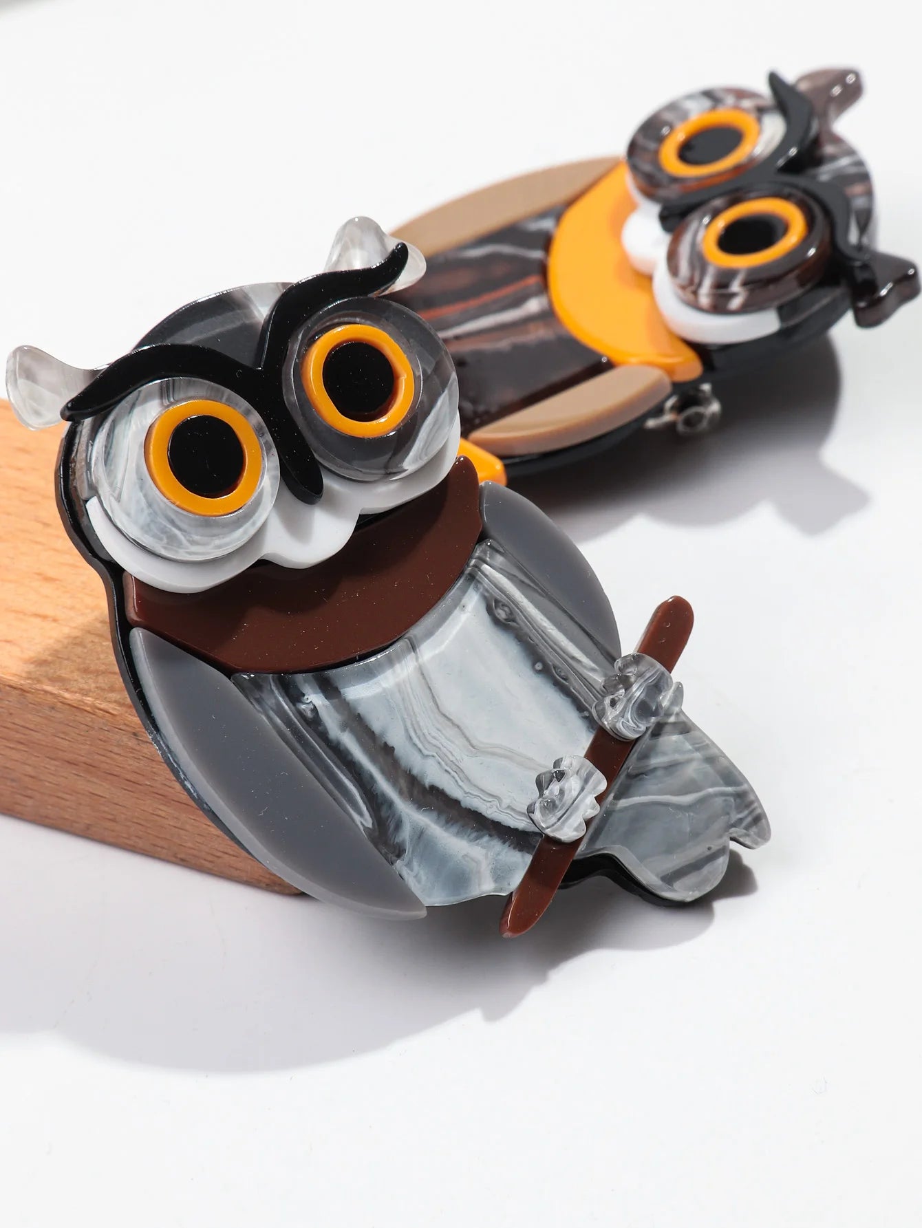 Hoot & Chic Brooch - 2 colors - hello baabs 