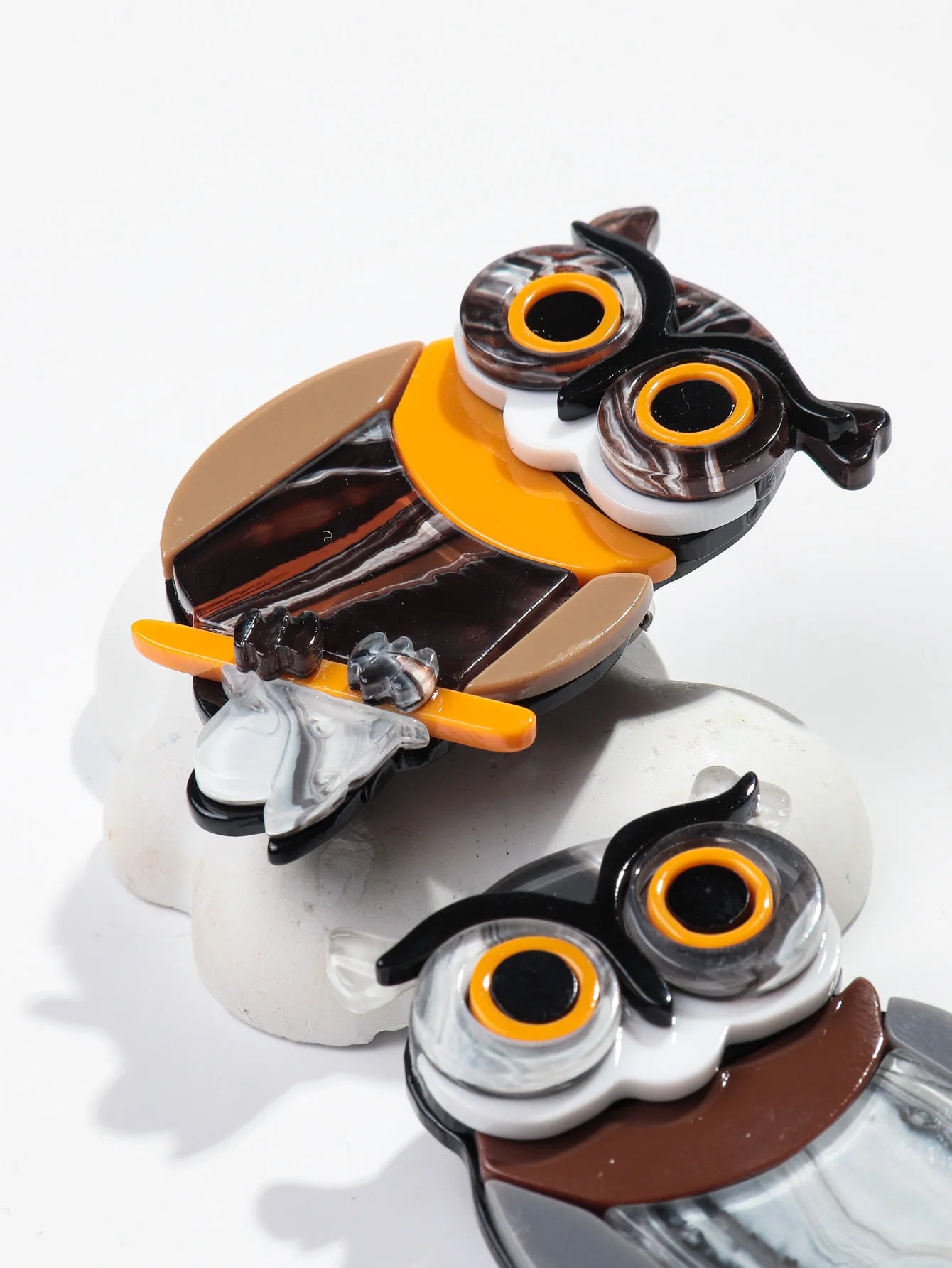 Hoot & Chic Brooch - 2 colors - hello baabs 