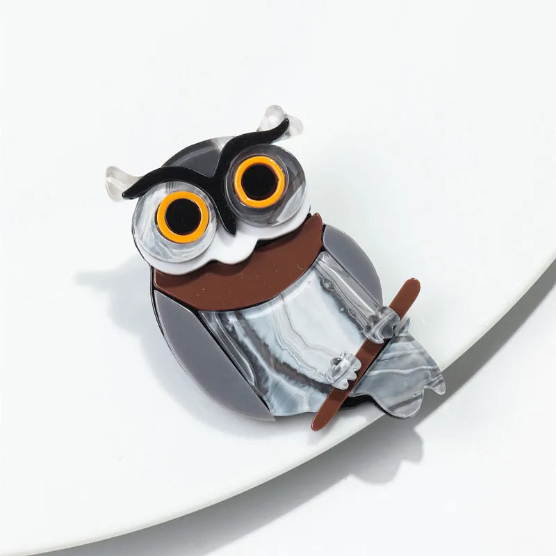 Hoot & Chic Brooch - 2 colors - hello baabs 