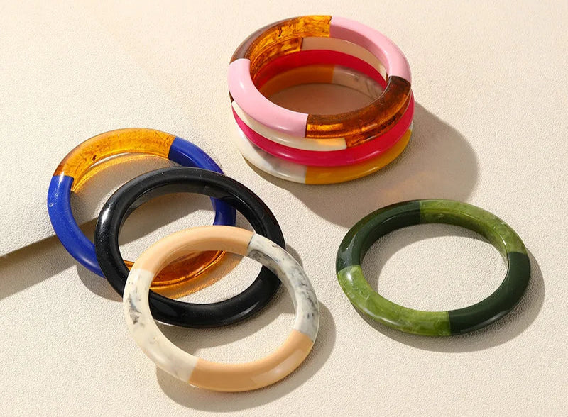 Hue Muse Bangle (2.55" diameter) - 10 colors - hello baabs 