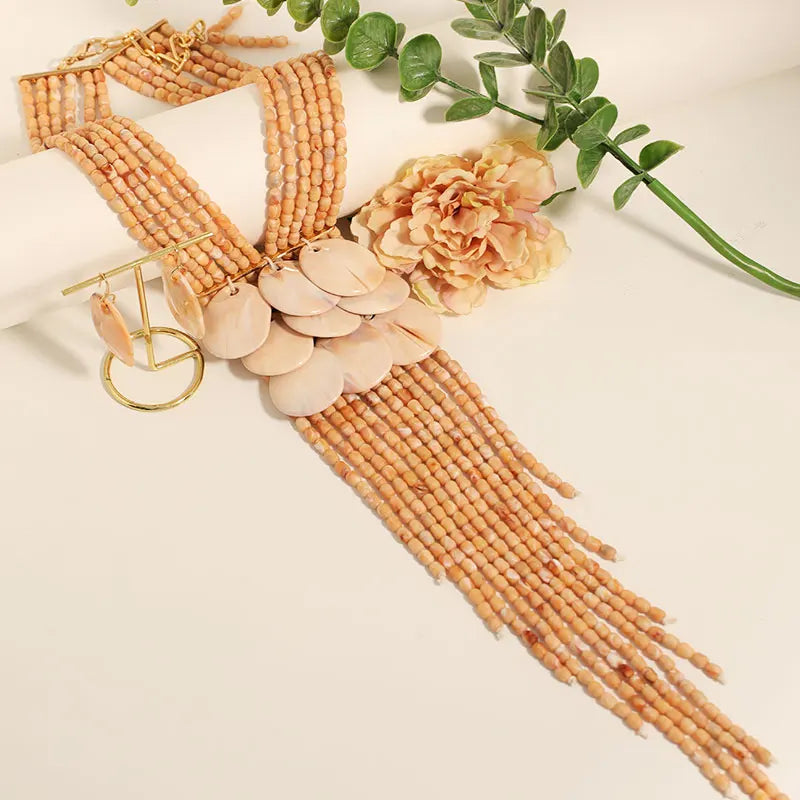 Island Sway Statement Necklace - 2 colors - Hello Baabs