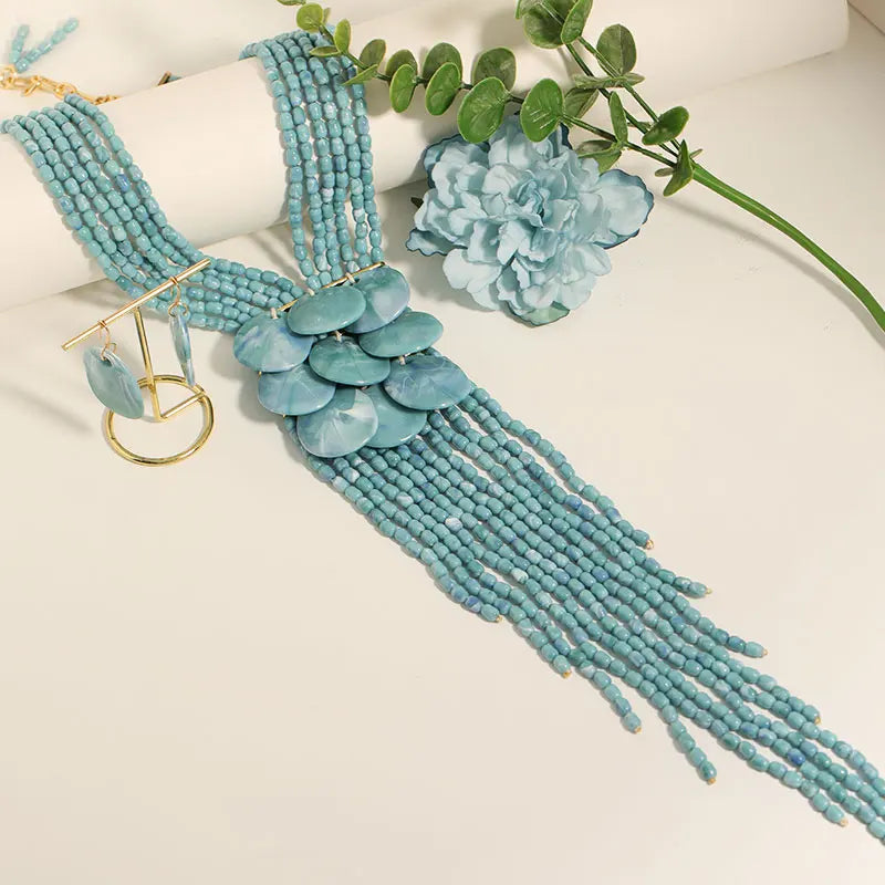 Island Sway Statement Necklace - 2 colors - Hello Baabs