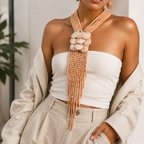 Island Sway Statement Necklace - 2 colors - Hello Baabs LLC 