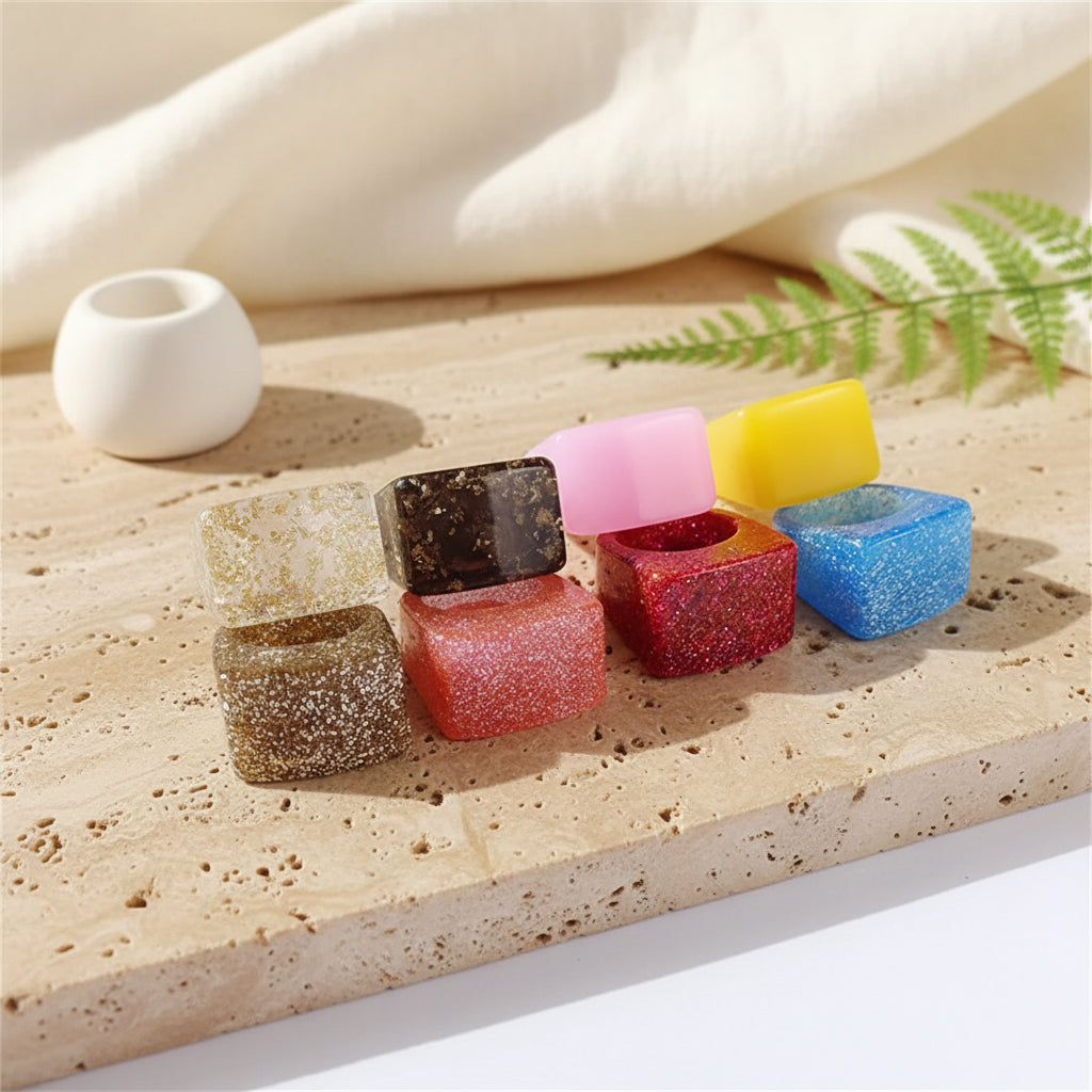 Jelly Muse Ring (size 7) - 7 colors - Hello Baabs