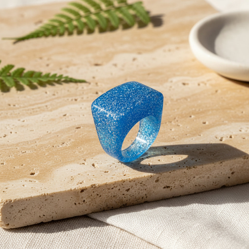 Jelly Muse Ring (size 7) - 7 colors - Hello Baabs