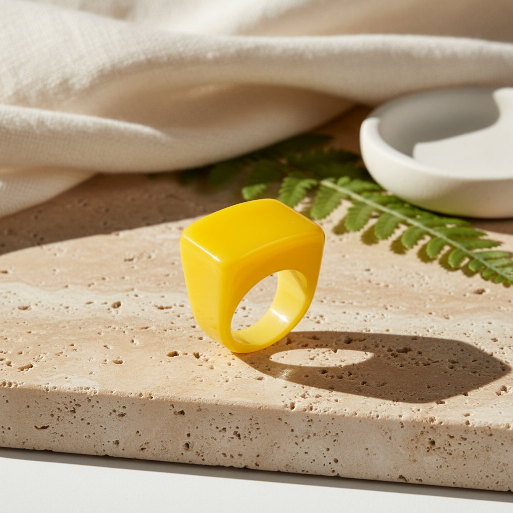 Jelly Muse Ring (size 7) - 7 colors - Hello Baabs