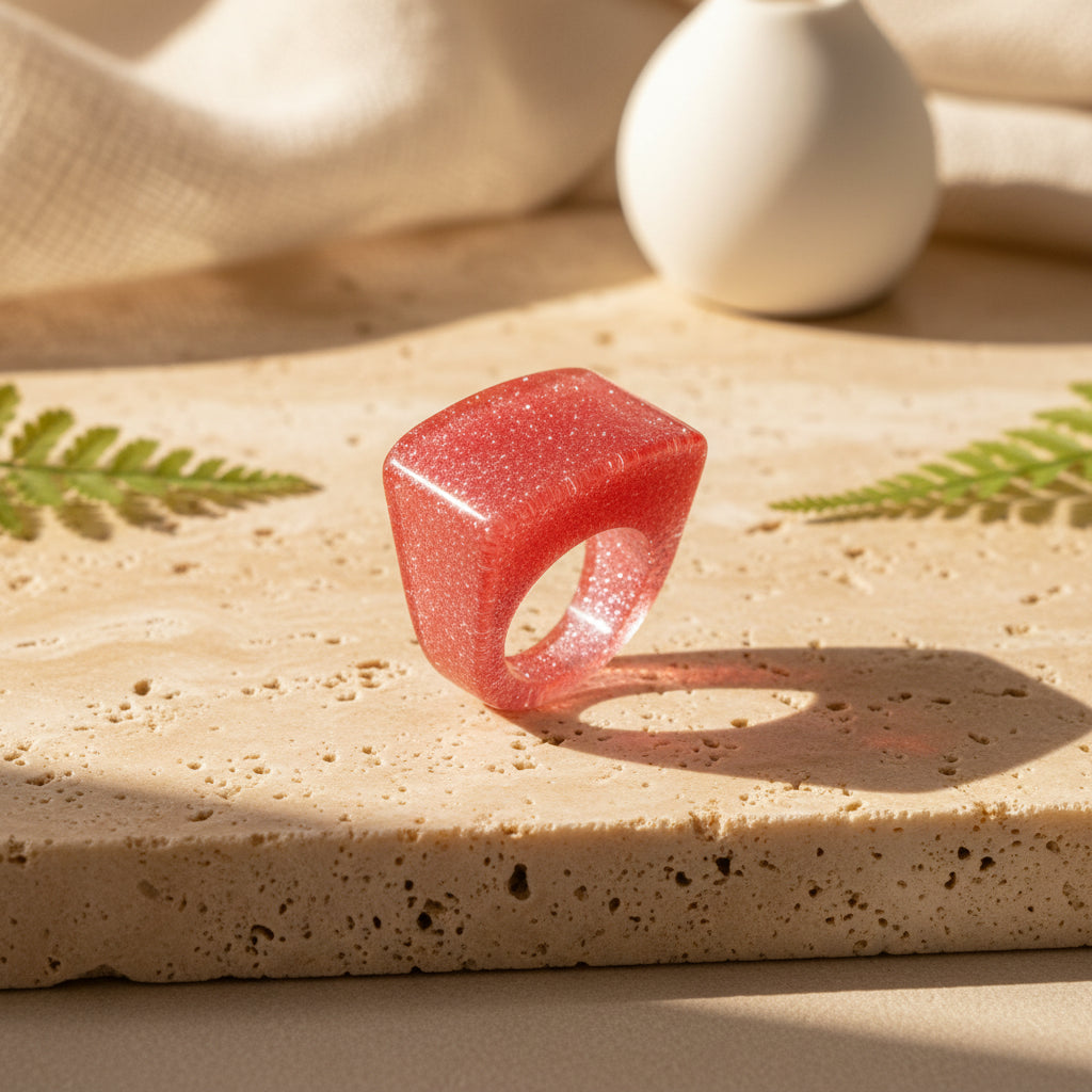 Jelly Muse Ring (size 7) - 7 colors - Hello Baabs