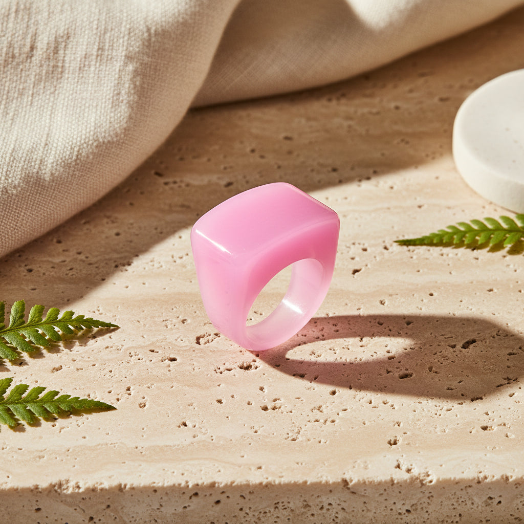 Jelly Muse Ring (size 7) - 7 colors - Hello Baabs