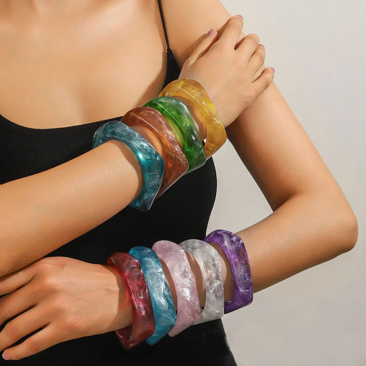 Jelly Pop Bangles SMALL (2.48" diameter) - 9 colors - hello baabs 