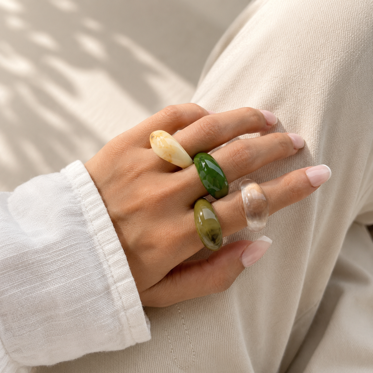 Jolt Joy Rings (size 6) - 4 colors - Hello Baabs