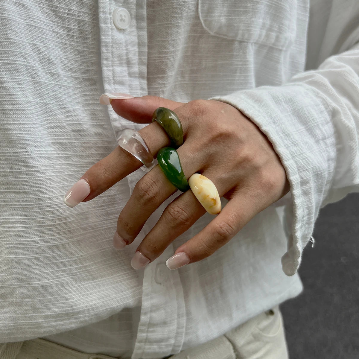 Jolt Joy Rings (size 6) - 4 colors - Hello Baabs LLC 